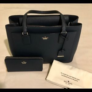 KateSpade CameronSt Zooey handbag and wrap around wallet